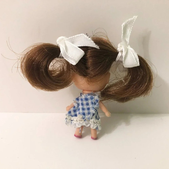 Vintage Liddle Kiddle Clone Doll Necklace Loop 2 Inch Tall - Picture 2 of 11